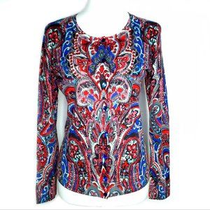 Talbots 100% Pure Merino Wool Cardigan Sweater